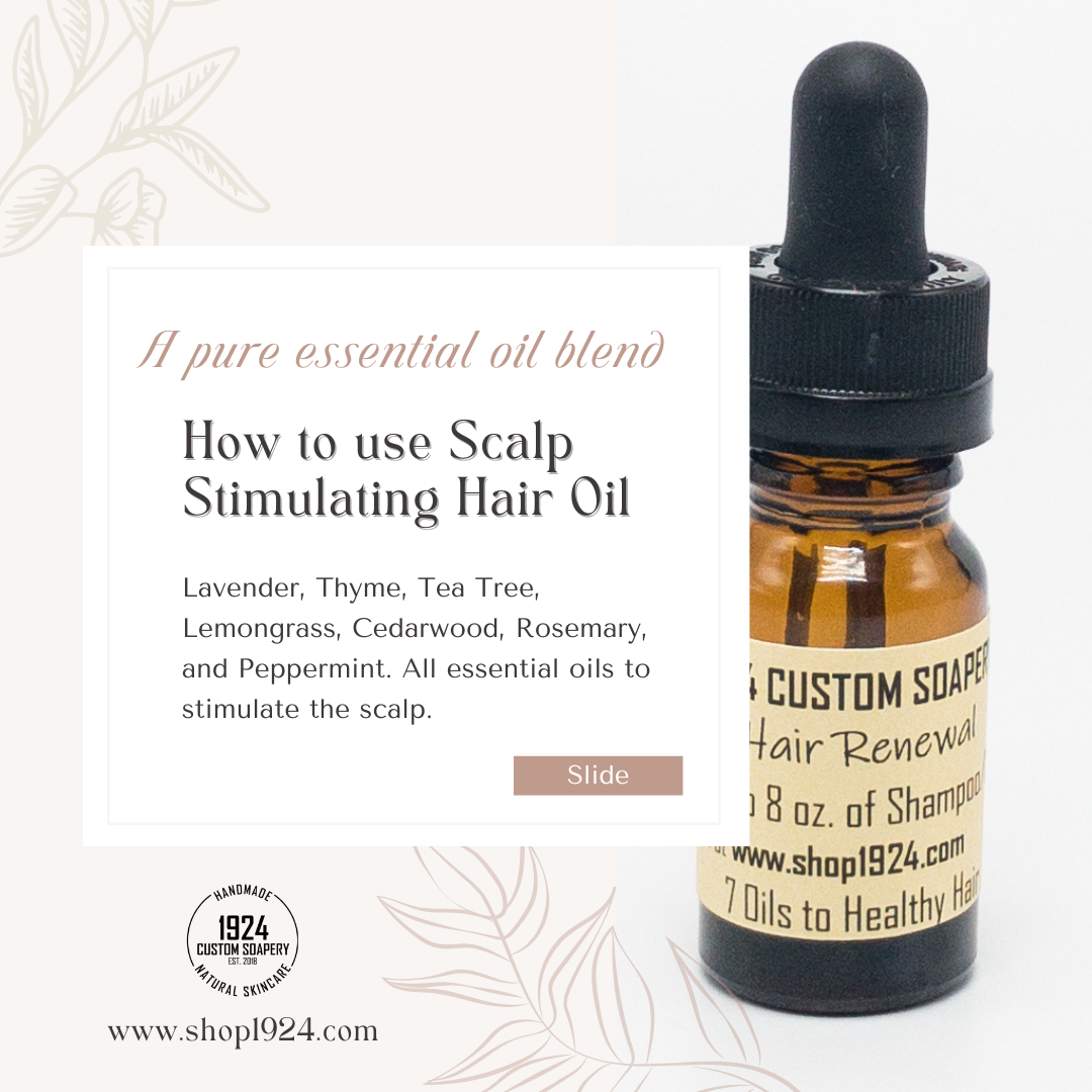 can i mix lavender and tea tree oil for hair Scalp Stimulating Hair Oil – 1924 Custom Soapery